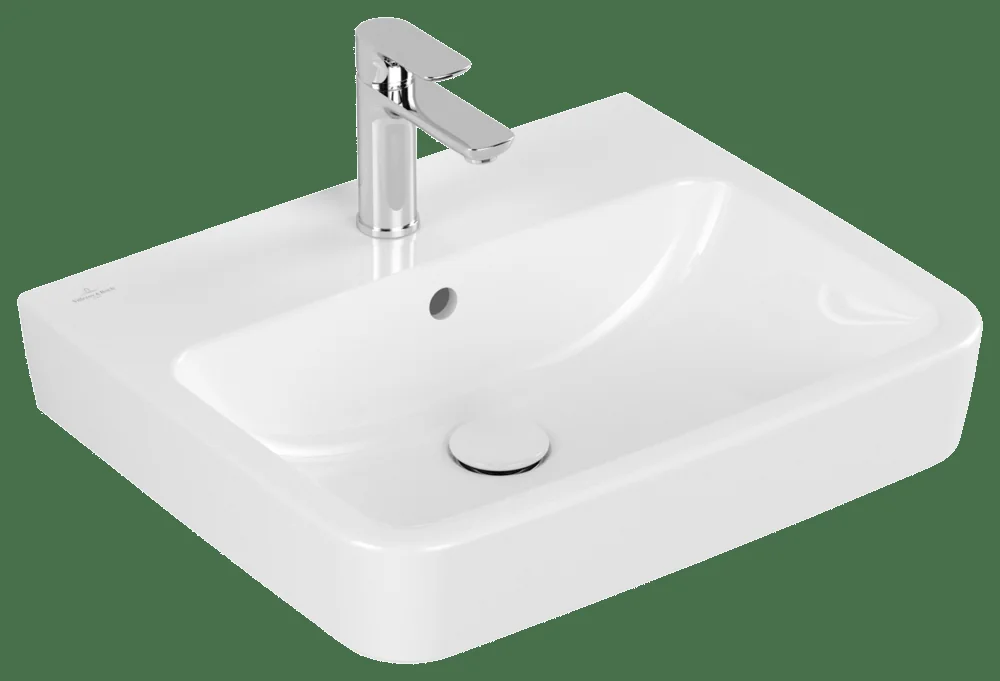 Villeroy & Boch O.novo Waschbecken 550x460mm Eckig Weiß Alpin Villeroy & Boch O.novo Waschbecken 550x460mm Eckig Weiß Alpin