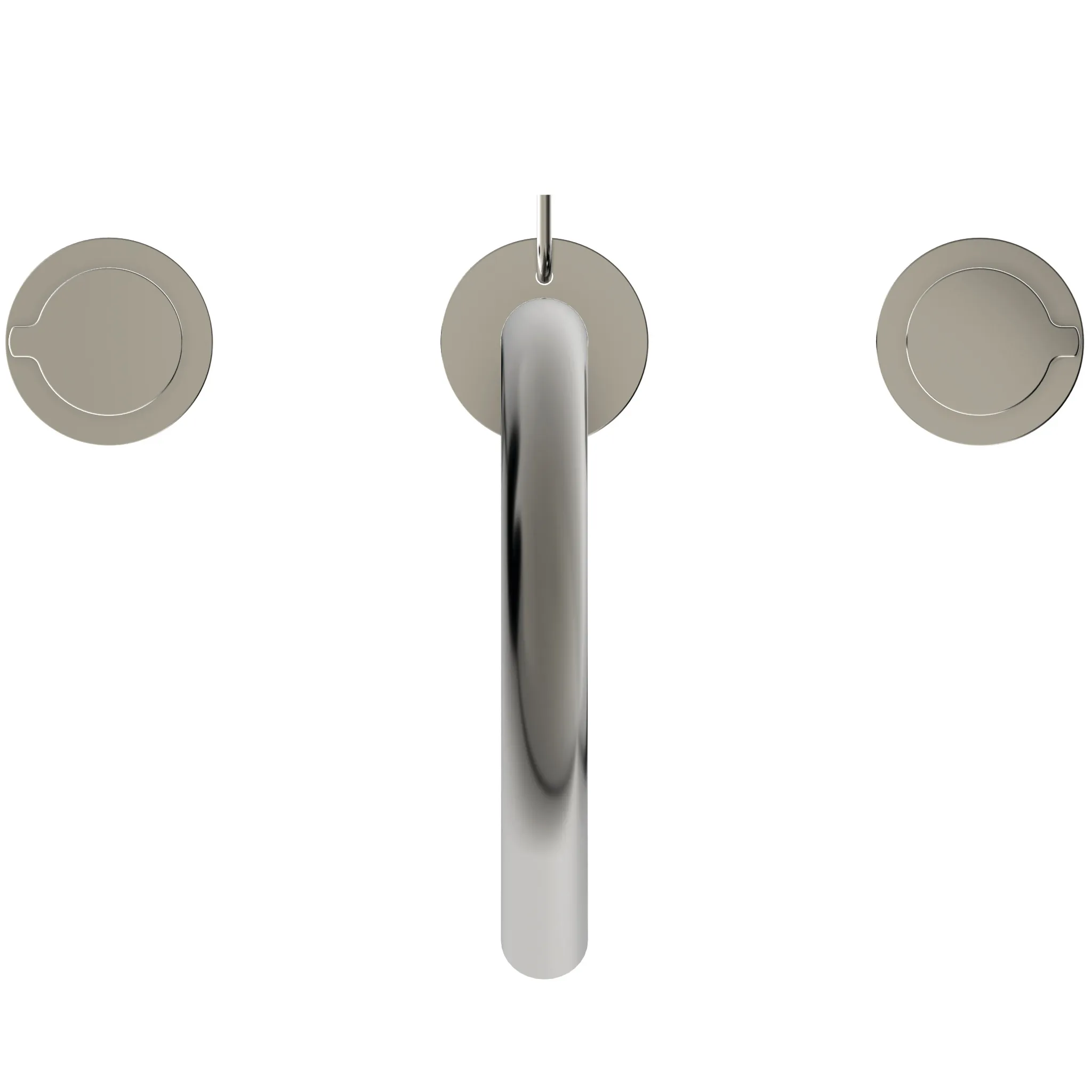 Ideal Standard Waschtischarmatur Joy, 3-Loch, Ausladung 127 mm, Farbe Silver Storm