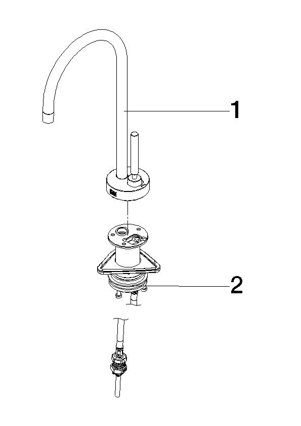 COLD WATER DISPENSER TARA Chrom
