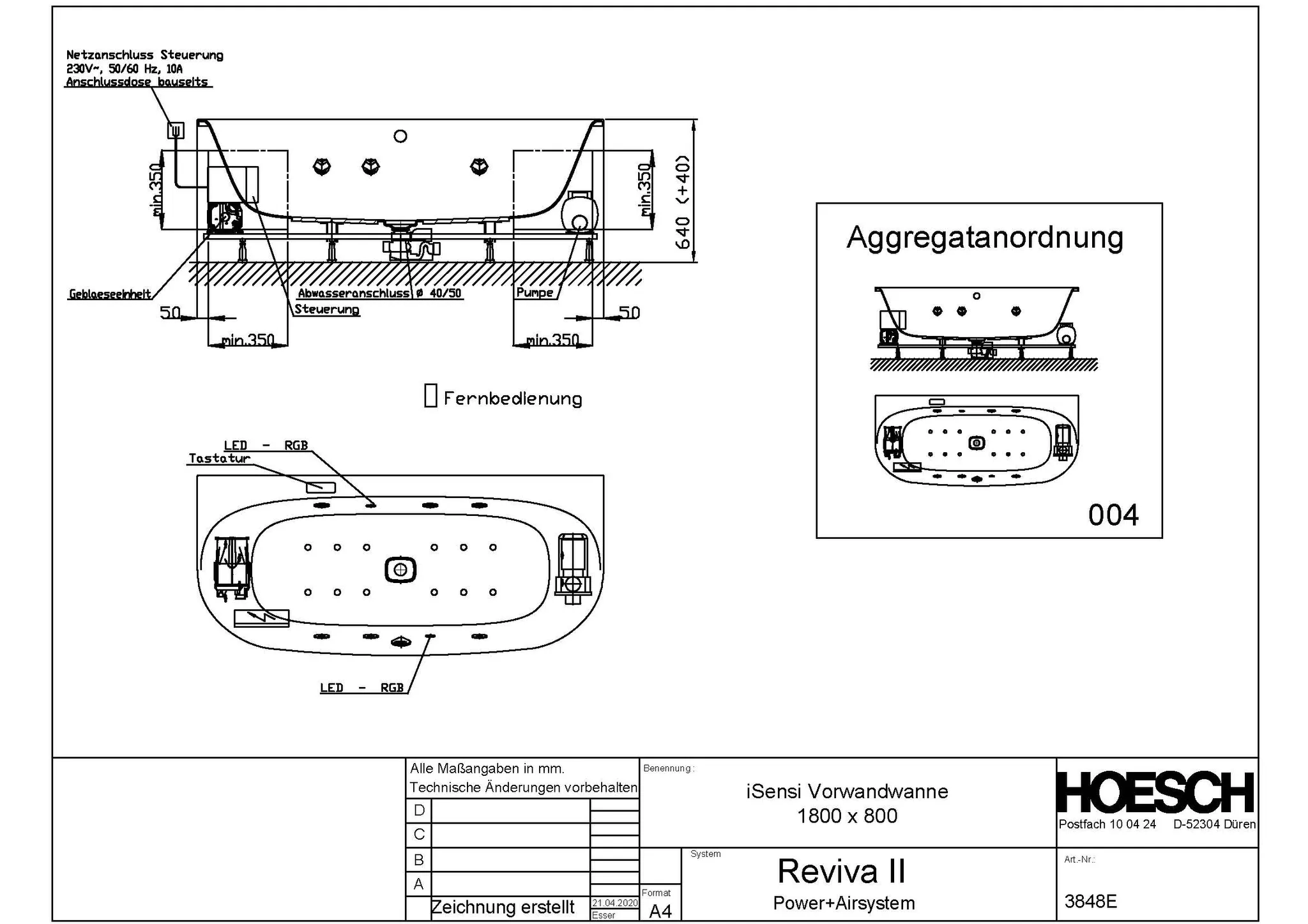 Hoesch Whirlwanne „iSensi“ mit Whirlsystem „Reviva II“ vorwand halbkreis 180 × 80 cm in Weiß Hoesch Whirlwanne „iSensi“ mit Whirlsystem „Reviva II“ vorwand halbkreis 180 × 80 cm in Weiß
