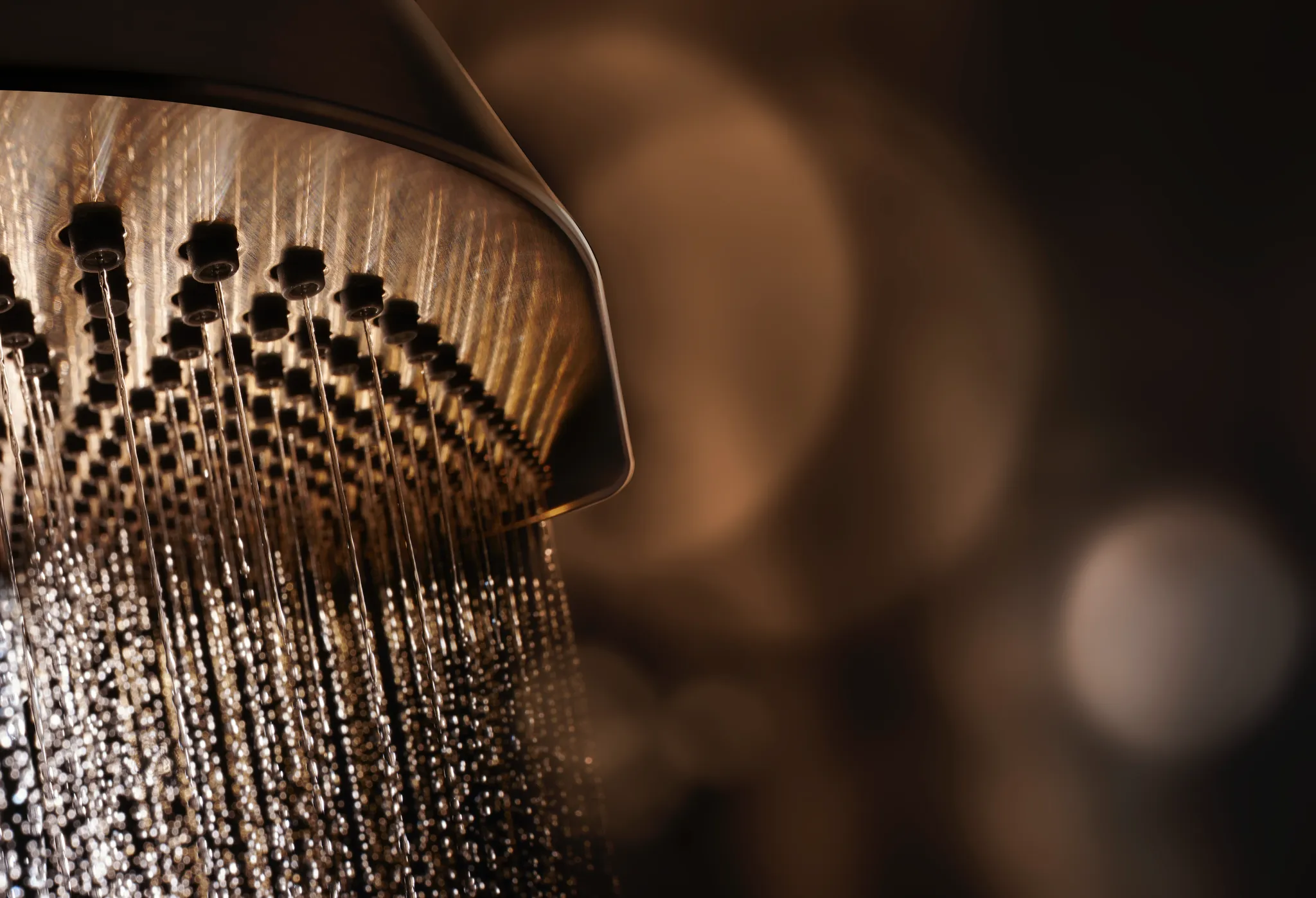 Hansgrohe AXOR ShowerSphere Kopfbrause 370/220 mm, 2-Jet mit beweglichem Brausearm, Brushed Bronze