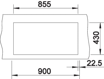 BLANCO CLARON 400/400-IF BLANCO CLARON 400/400-IF