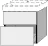 Waschtischunterbau mit Auszügen 3way (SP767) 593x600x437 Graphit-Matt