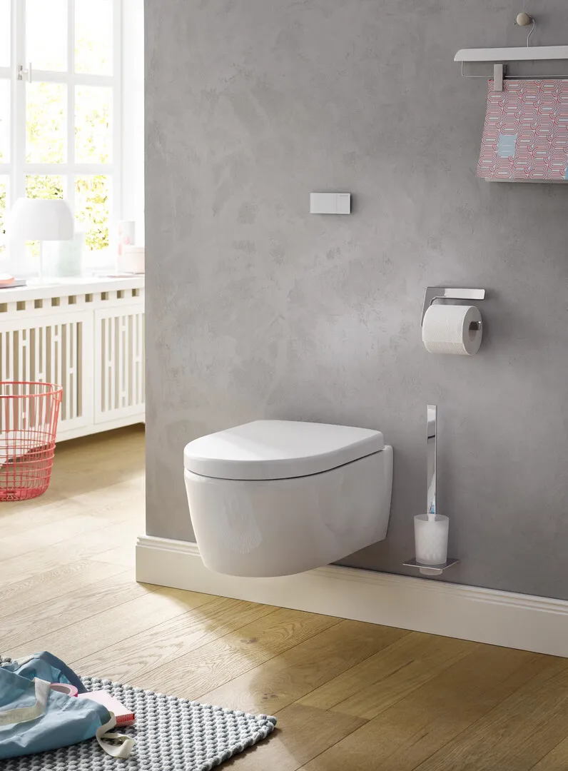 art Bürstengarnitur Glasteil satiniert, chrom art Bürstengarnitur Glasteil satiniert, chrom