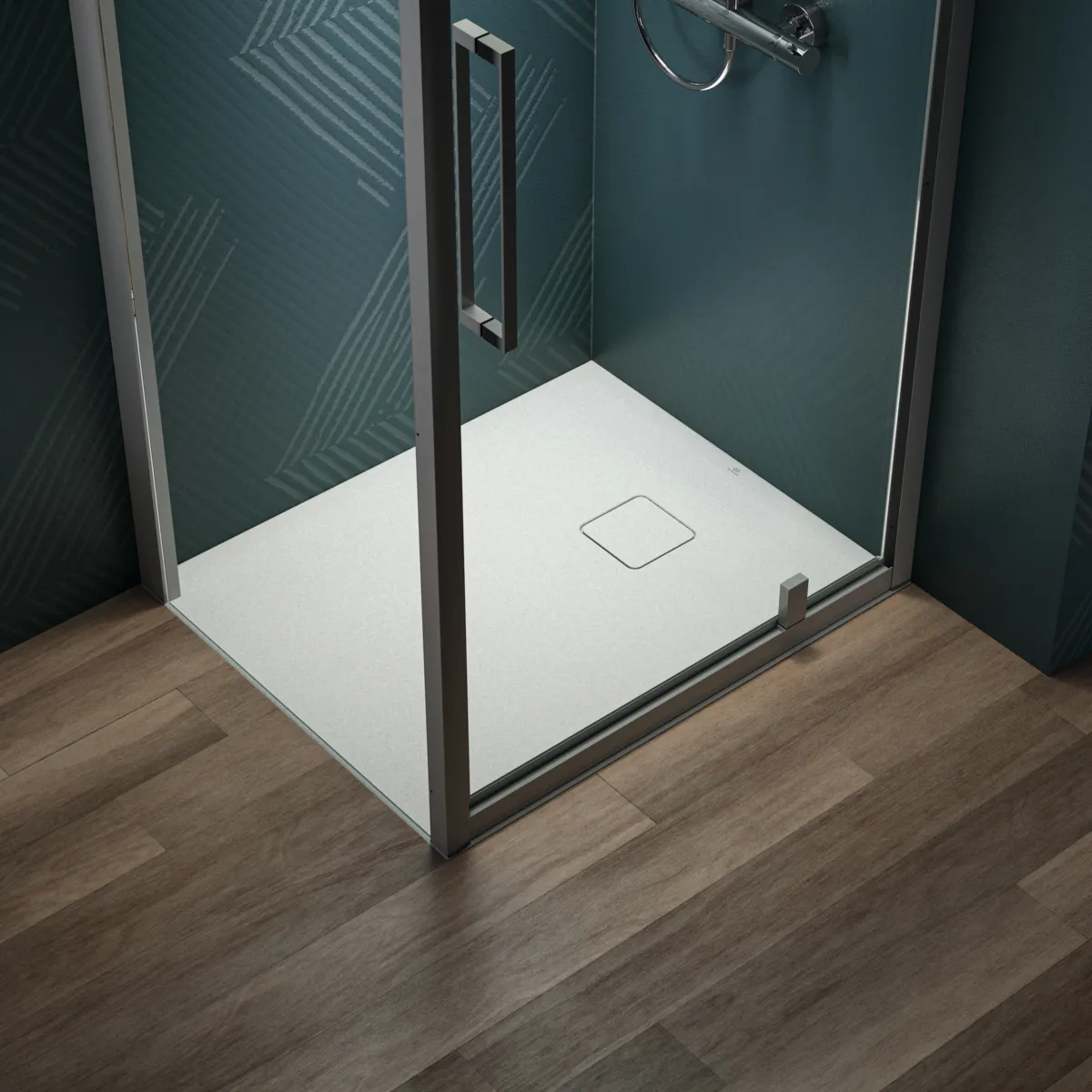 Ideal Standard Rechteck-Brausewanne Ultra Flat Evo, Seidenweiß, 900x750x35 mm, bodengleicher Einbau, Antirutsch-Oberfläche Klasse C Ideal Standard Rechteck-Brausewanne Ultra Flat Evo, Seidenweiß, 900x750x35 mm, bodengleicher Einbau, Antirutsch-Oberfläche Klasse C