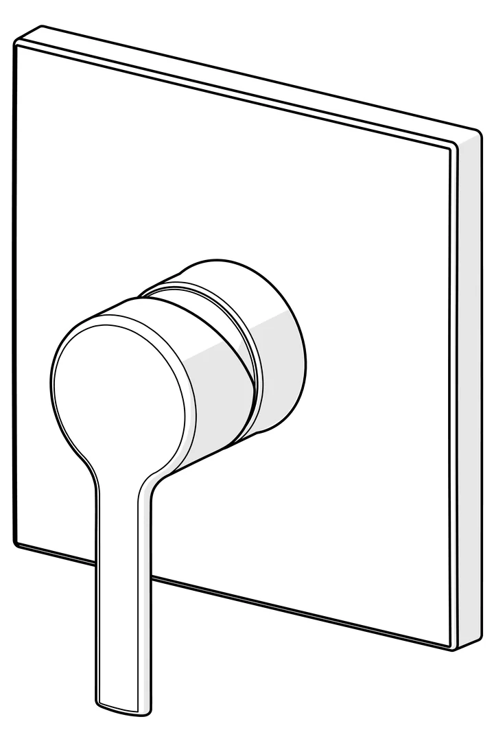 HansaRONDA Duscharmatur Hansaronda neu Einhebelmischer Fertigmontageset für Brausebatterie 8386 Rosette eckig Chrom HansaRONDA Duscharmatur Hansaronda neu Einhebelmischer Fertigmontageset für Brausebatterie 8386 Rosette eckig Chrom