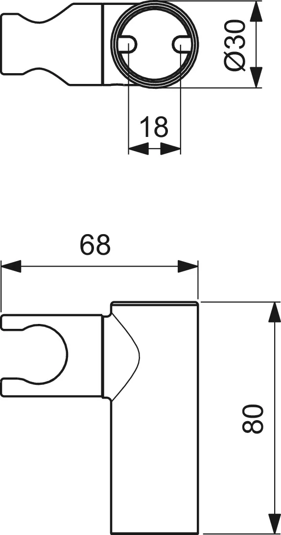 Brausehalter Idealrain Pro schwenkbar Chrom Brausehalter Idealrain Pro schwenkbar Chrom