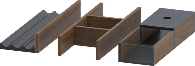 Duravit Einrichtungssystem Set 32,5 cm in / / Farbe: Amerikanischer Nussbaum Duravit Einrichtungssystem Set 32,5 cm in / / Farbe: Amerikanischer Nussbaum