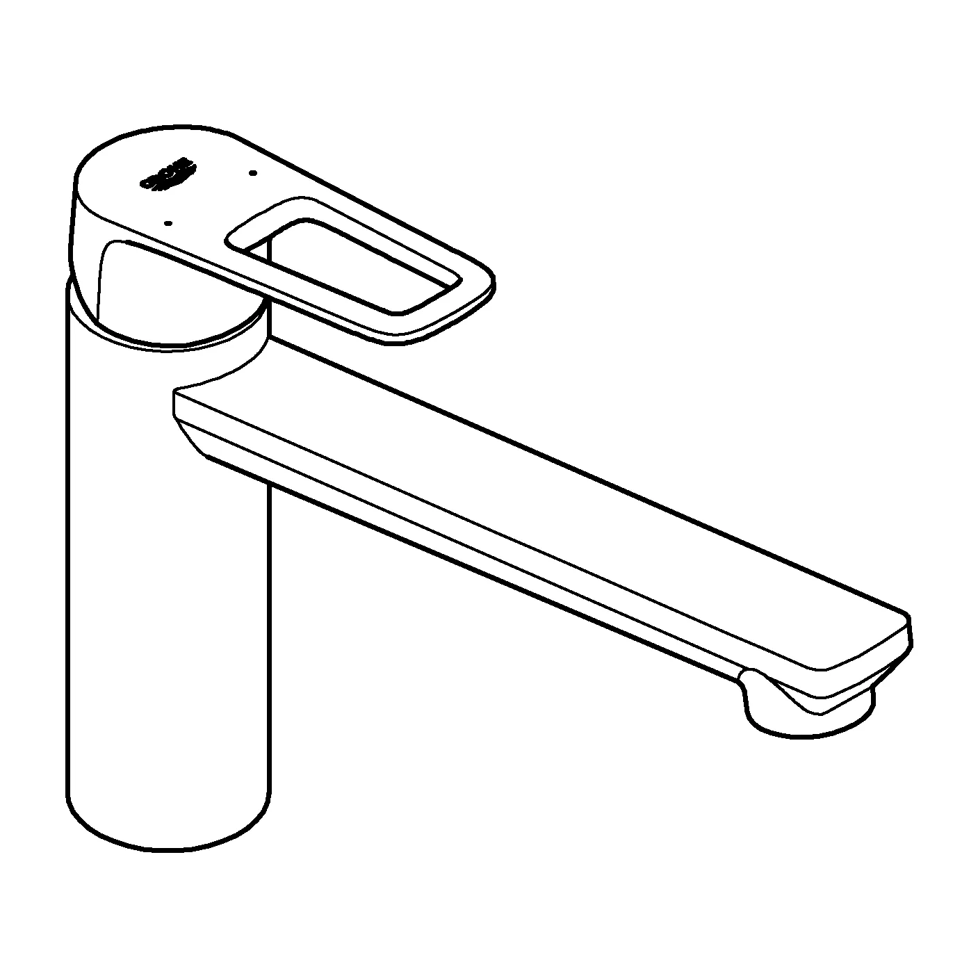 Einhand-Spültischbatterie BauLoop 31706, mittelhoher Auslauf, Einlochmontage, getrennte innenliegende Wasserwege – kein Kontakt mit Blei oder Nickel, chrom Einhand-Spültischbatterie BauLoop 31706, mittelhoher Auslauf, Einlochmontage, getrennte innenliegende Wasserwege – kein Kontakt mit Blei oder Nickel, chrom