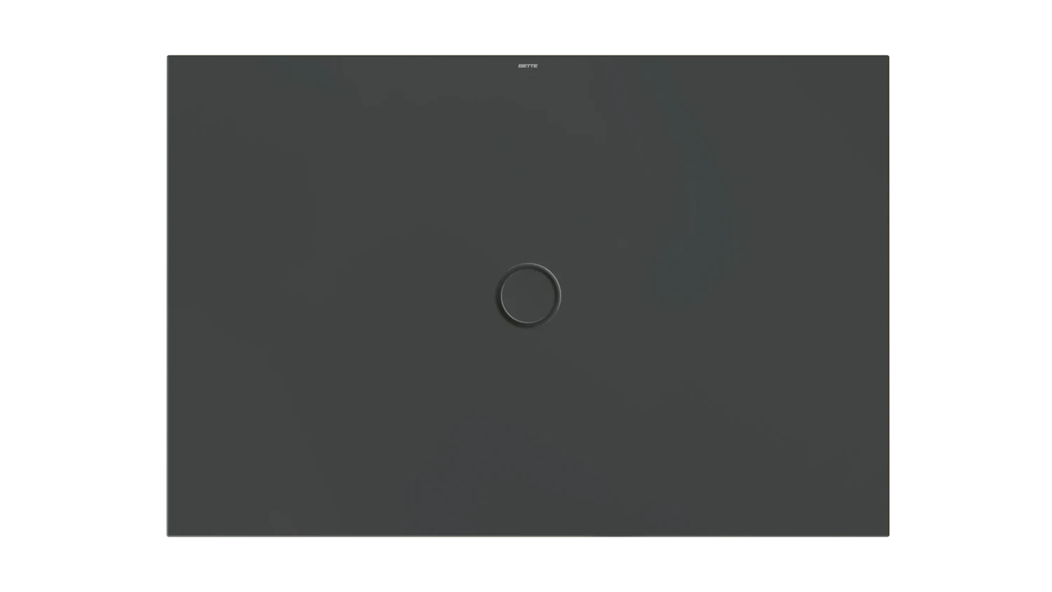 Bette rechteck Duschwanne „BetteFloor“ 1500 × 1000 mm ohne Oberflächenbeschichtung, ohne Oberflächenveredelung, ohne Wannenträger, in Schwarz