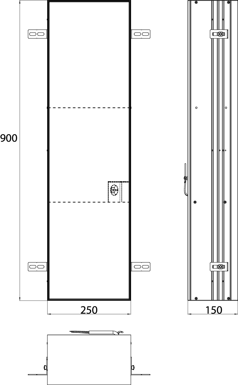 emco Schrank-Modul „asis module plus“ 25 × 90 × 15 cm