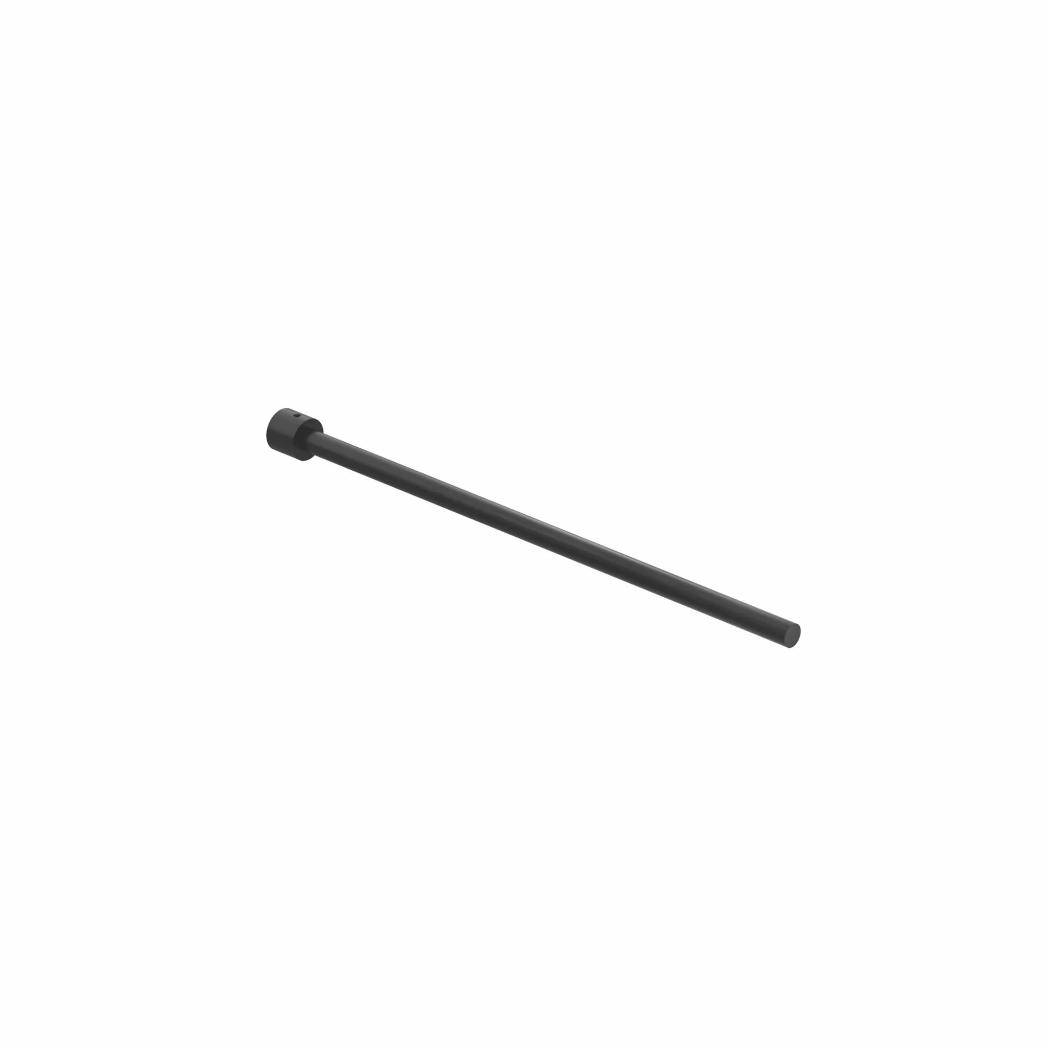 Kludi-VELA R Handtuchstange mattschwarz, Länge 450 mm, feststehend, 1-armig, Wandmontage mit Schrauben und Dübel