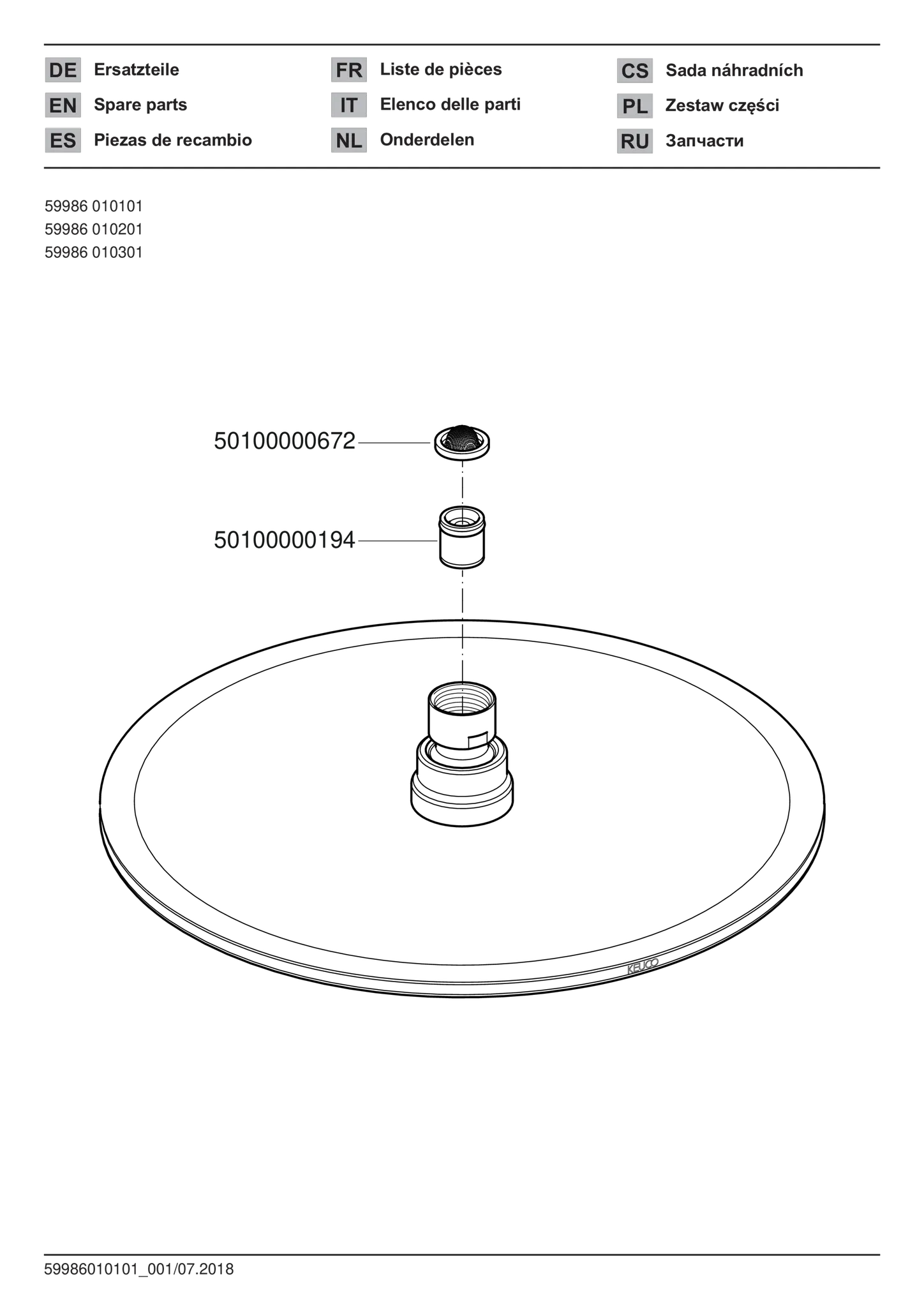 Arm.-Zub. 59986010301 Kopfbrause rund 300 mm Chrom-finish Arm.-Zub. 59986010301 Kopfbrause rund 300 mm Chrom-finish