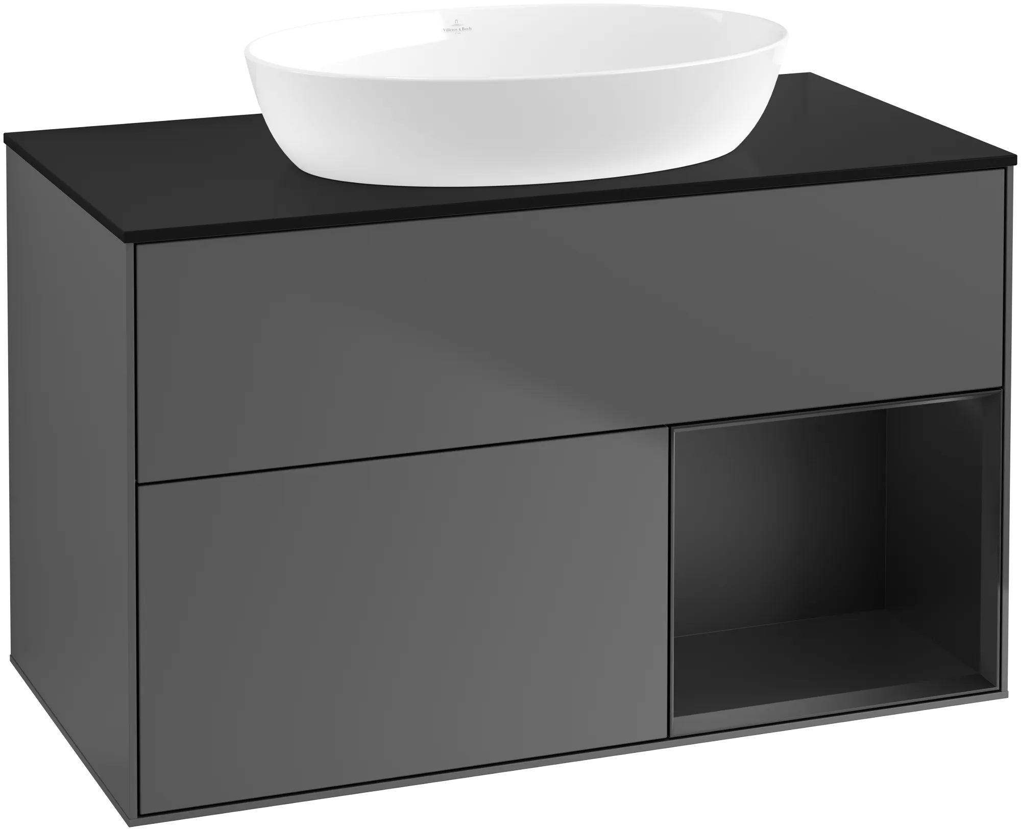 Villeroy & Boch Finion Waschbeckenunterschrank GA2 1000x603x501mm anthrazit