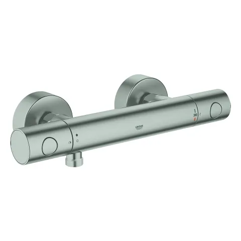 Thermostat-Brausebatterie Grohtherm 1000 Cosmopolitan 34065_2, Wandmontage, hard graphite Thermostat-Brausebatterie Grohtherm 1000 Cosmopolitan 34065_2, Wandmontage, hard graphite