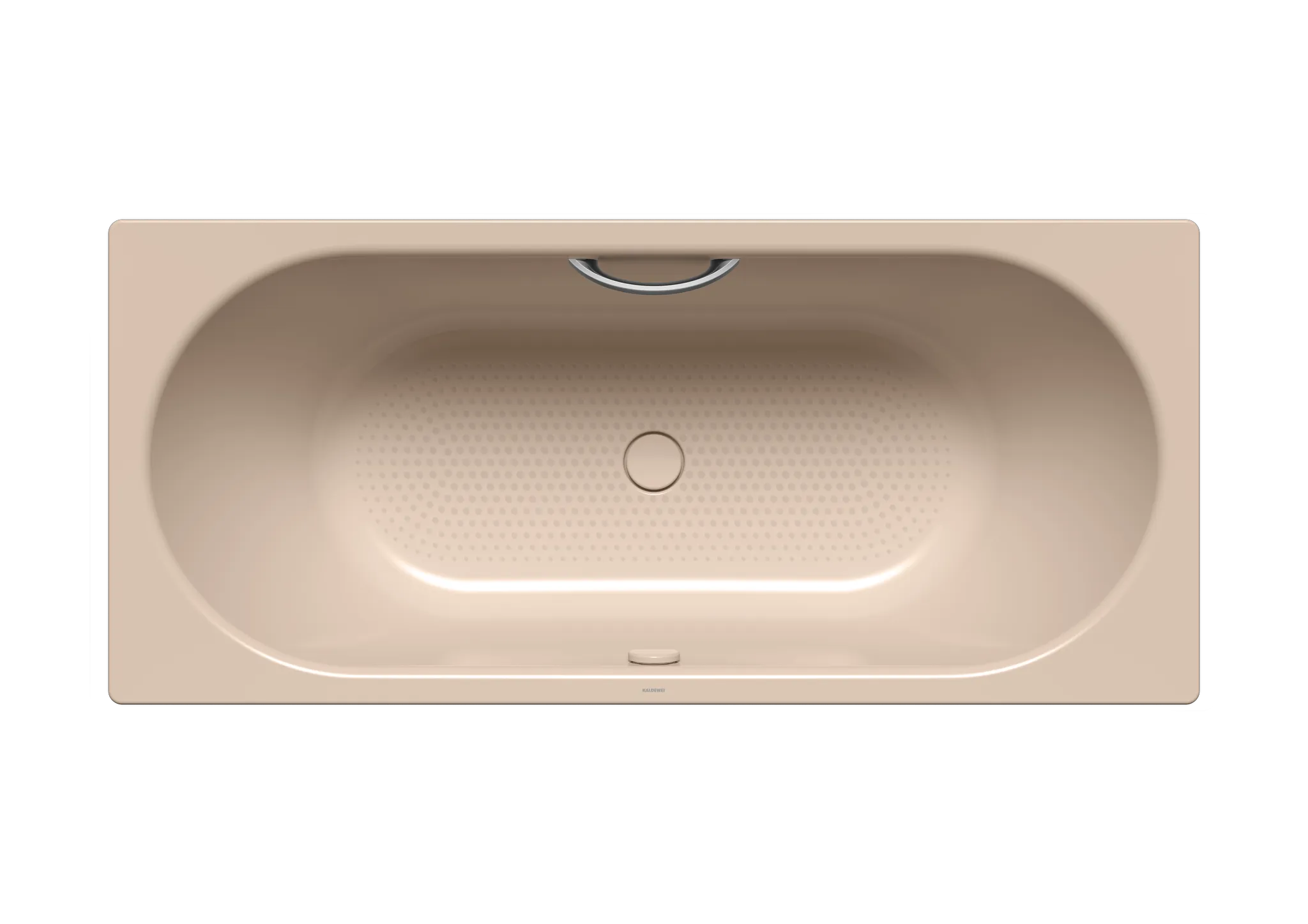 Kaldewei Badewanne „Centro Duo“ rechteck 180 × 80 cm, mit Grifflochbohrungen mit Überlaufbohrung, in bahamabeige