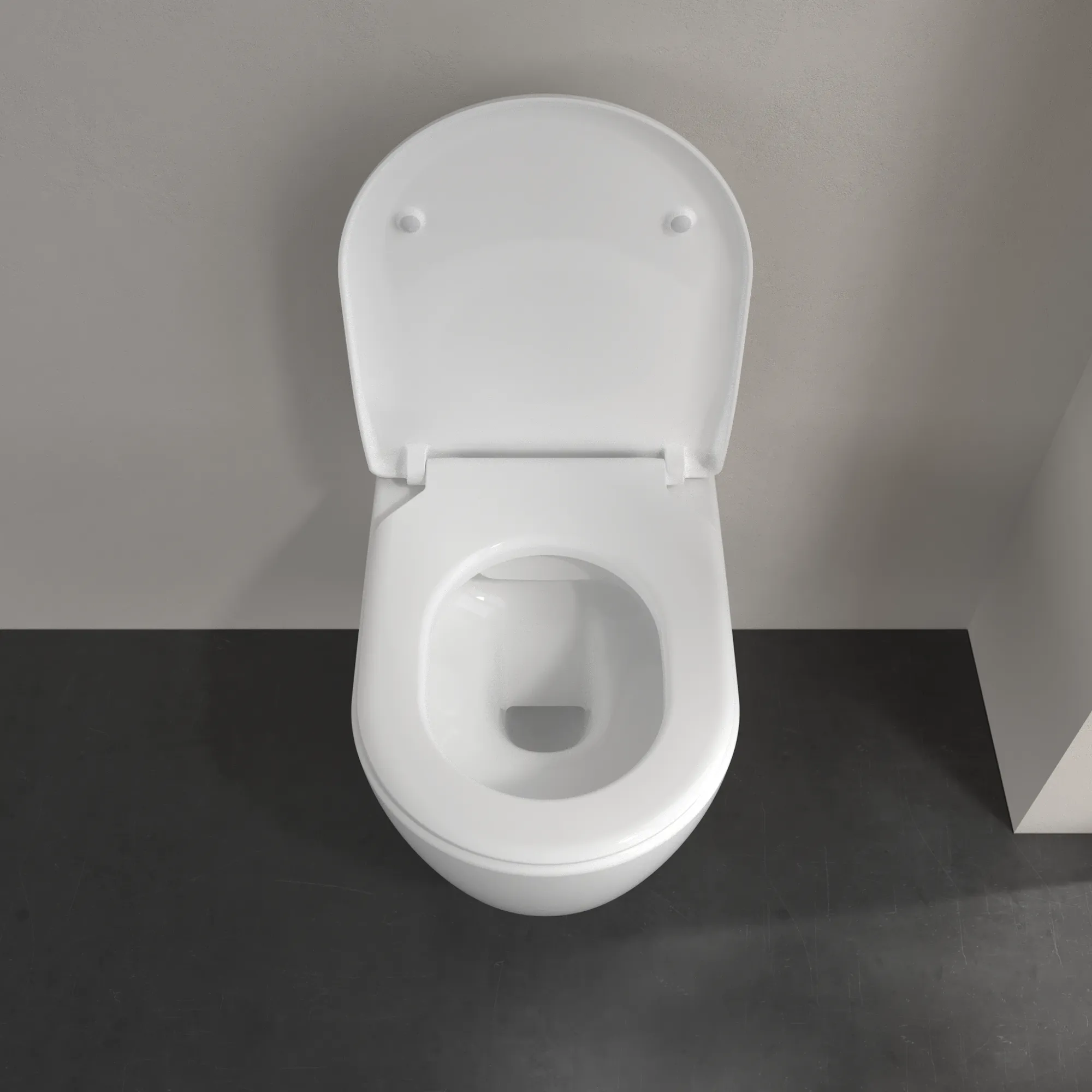 Wand-Tiefspül-WC Combi-Pack DirectFlush „Avento“ mit SlimSeat 37 × 31,5 cm ohne Spülrand