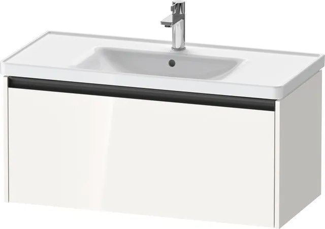 Duravit Waschtischunterschrank wandhängend „Ketho.2“ 98,4 × 44 × 45,5 cm in Weiß Hochglanz