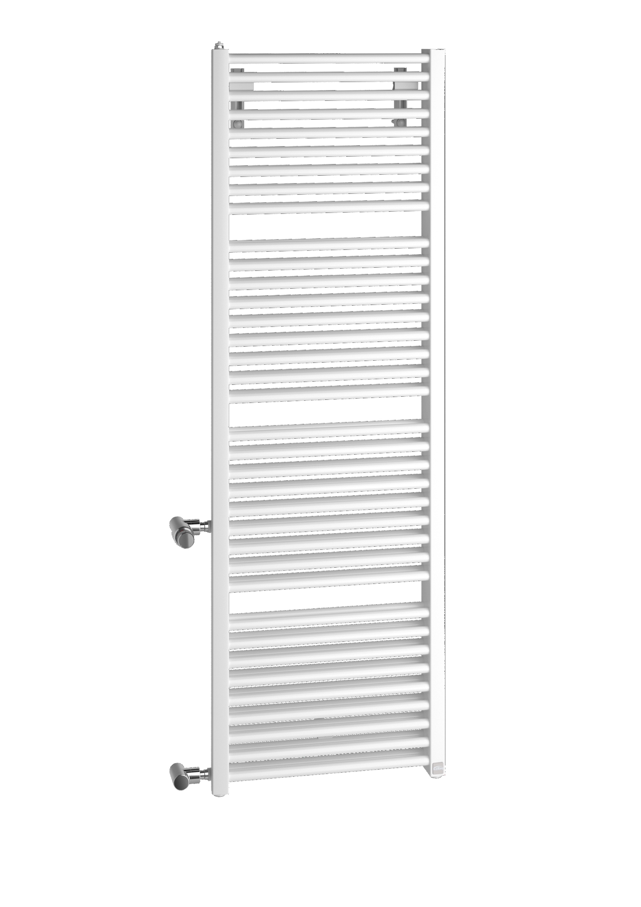 Kermi Design-Heizkörper „Duett®-D“ links 48,4 × 118,8 cm in Weiß
