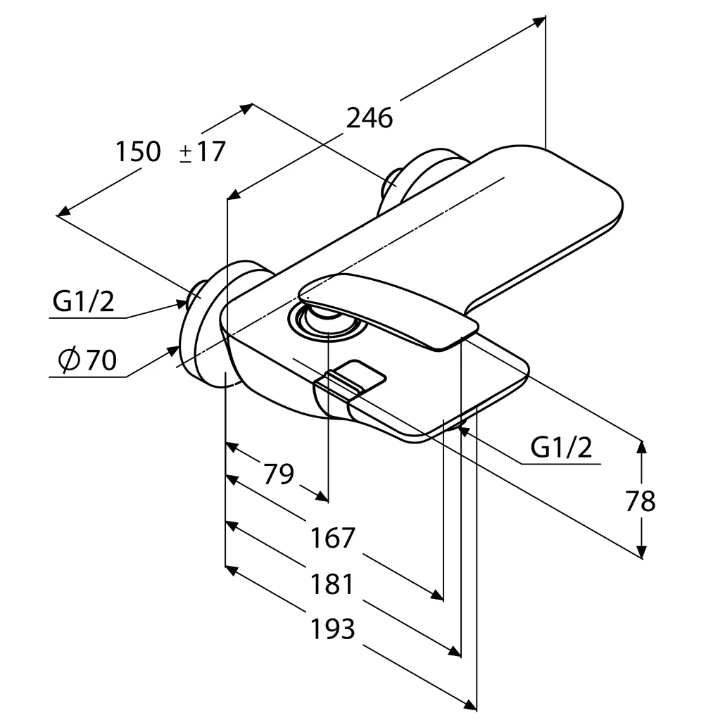 Kludi BALANCE Badewanne-Einhandmischer Wannenfüll.- und Brause EHM mattschwarz/chrom Kludi BALANCE Badewanne-Einhandmischer Wannenfüll.- und Brause EHM mattschwarz/chrom