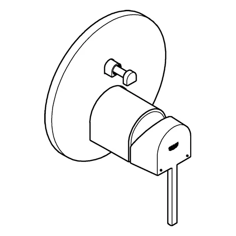 Grohe Plus Einhand-Wannenbatterie Fertigmontageset für Rapido SmartBox Grohe Plus Einhand-Wannenbatterie Fertigmontageset für Rapido SmartBox