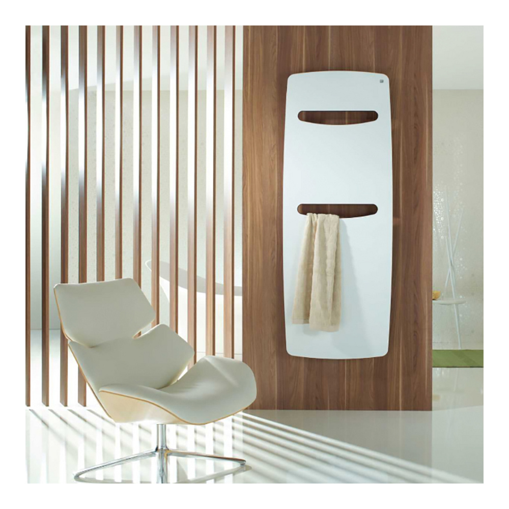 Zehnder Design-Elektroheizkörper „Vitalo Spa“ 49 × 150 cm in Aluminium eloxiert