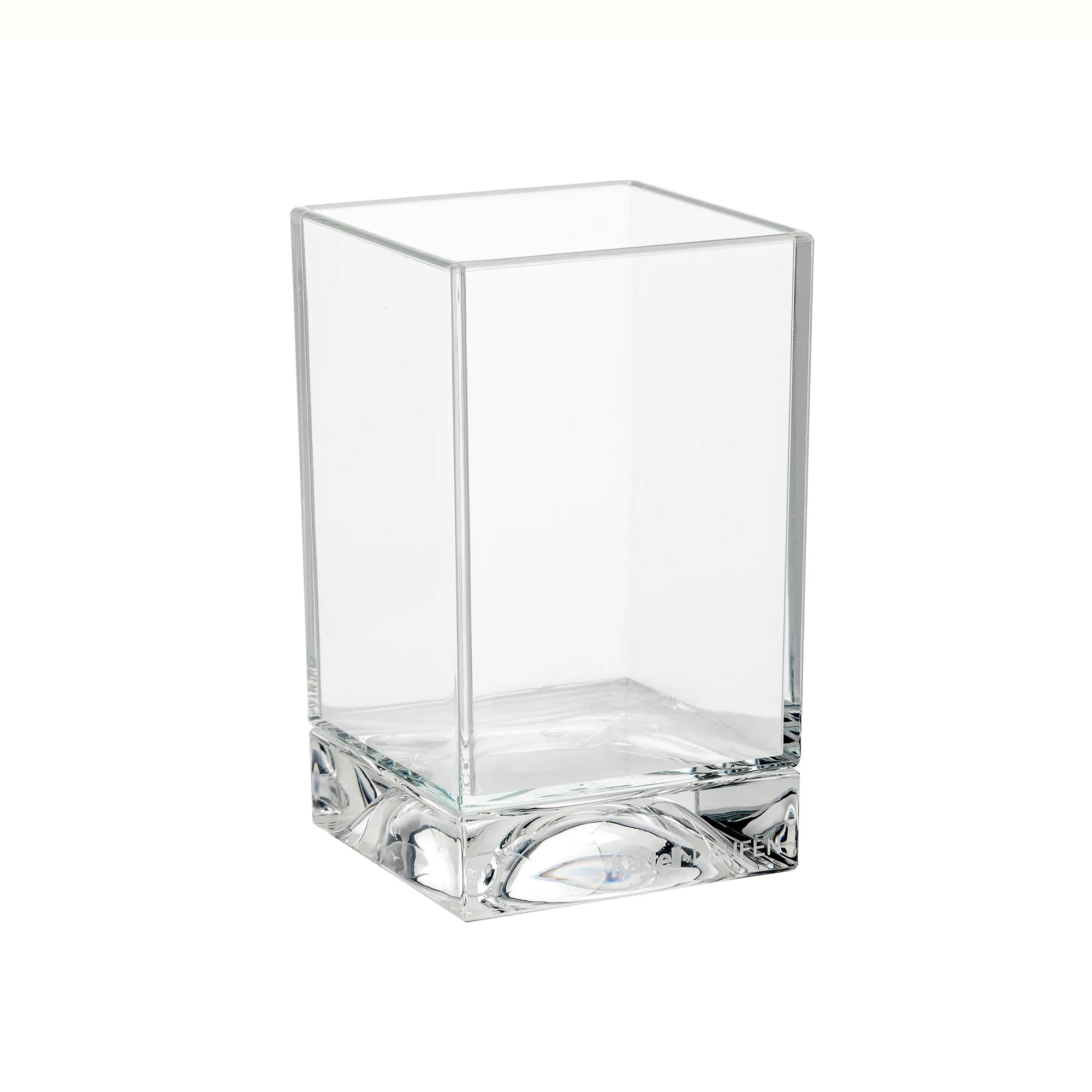 Laufen Becher BOXY Kartell Laufen 70x70x120, Kristallklar Laufen Becher BOXY Kartell Laufen 70x70x120, Kristallklar