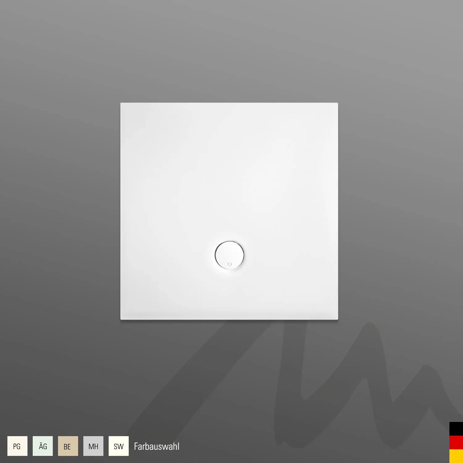 Mauersberger Acryl-Duschfläche isca 90⁄90 900x900x110, Farbgruppe: 2 Mauersberger Acryl-Duschfläche isca 90⁄90 900x900x110, Farbgruppe: 2