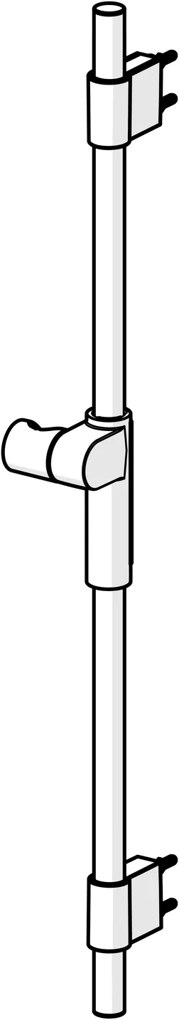 HansaACTIVEJET Duschstange Wandstange HansaACTIVEJET 0478 Chrom HansaACTIVEJET Duschstange Wandstange HansaACTIVEJET 0478 Chrom