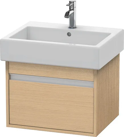 Duravit Waschtischunterschrank wandhängend „Ketho“ 55 × 41 × 44 cm Eiche Natur Duravit Waschtischunterschrank wandhängend „Ketho“ 55 × 41 × 44 cm Eiche Natur