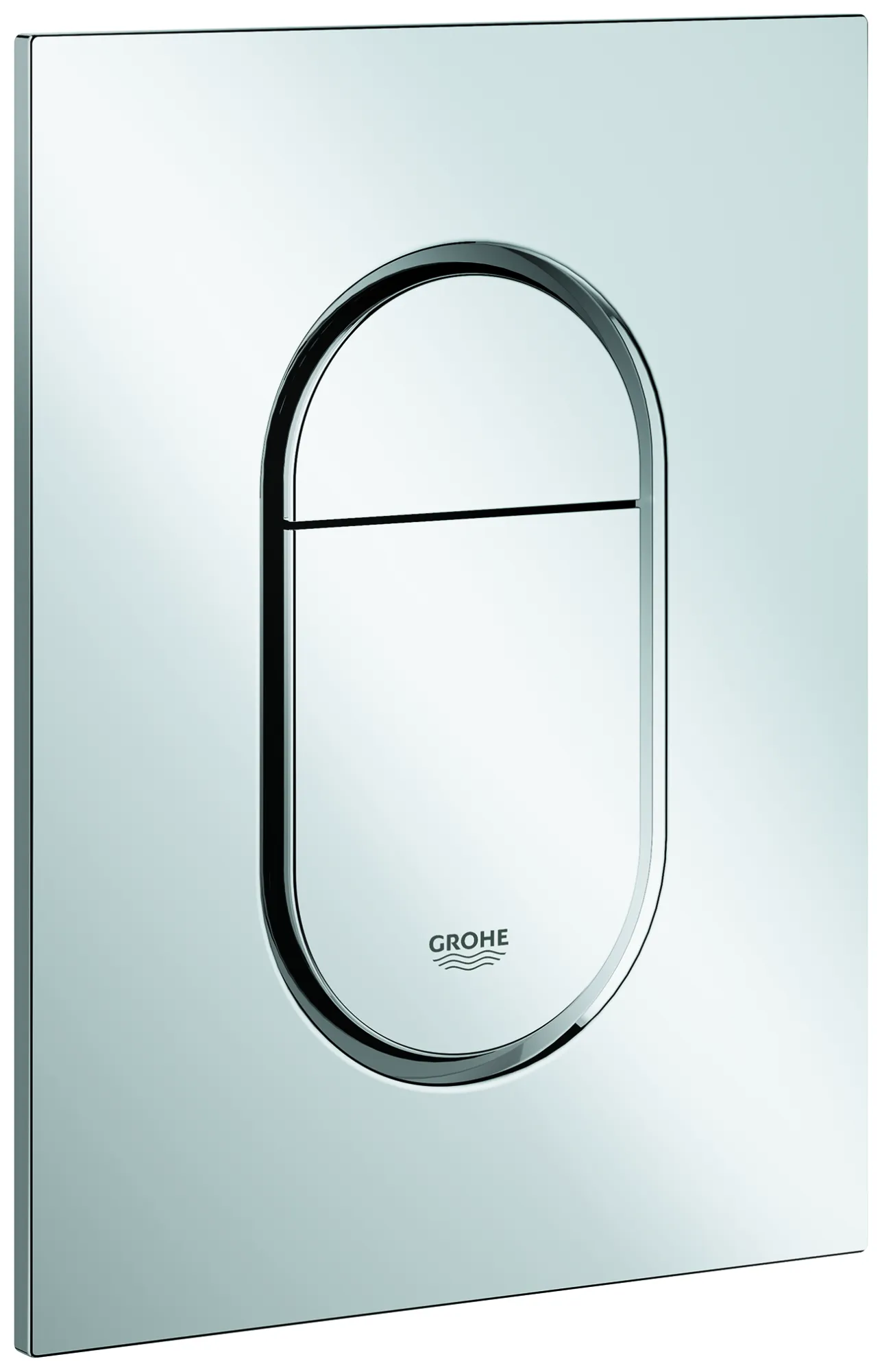 WC-Betätigung Arena Cosmopolitan S 37624, 2-Mengen- und Start & Stopp-Betätigung, 130 x 172 mm, für kleinen Revisionsschacht, senkrechte Montage, chrom Farbe: chrom WC-Betätigung Arena Cosmopolitan S 37624, 2-Mengen- und Start & Stopp-Betätigung, 130 x 172 mm, für kleinen Revisionsschacht, senkrechte Montage, chrom Farbe: chrom