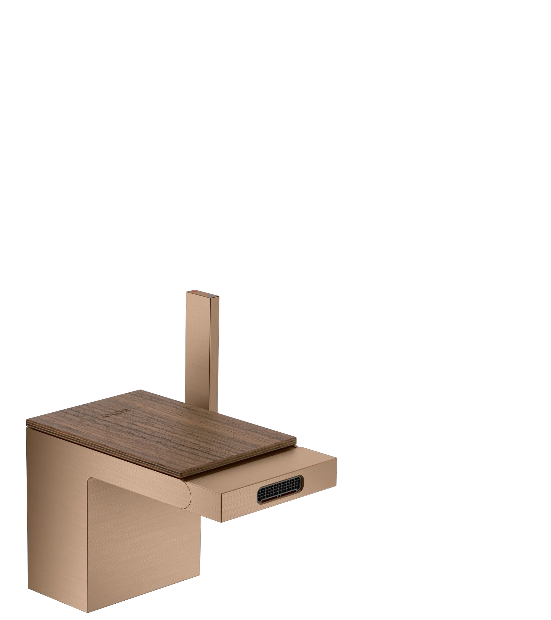 Hansgrohe AXOR MyEdition Mischer, Platte 117 Amerikanischer Nussbaum Hansgrohe AXOR MyEdition Mischer, Platte 117 Amerikanischer Nussbaum