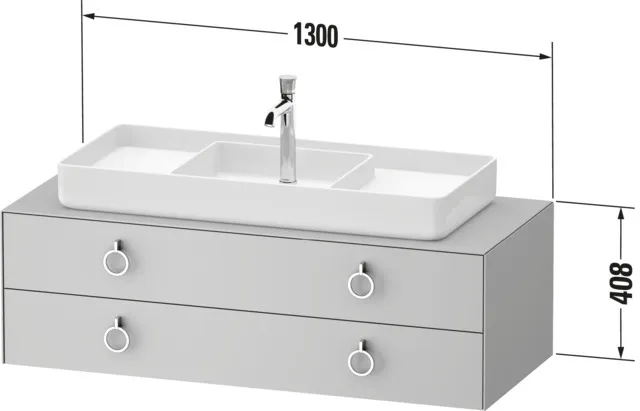 Duravit Waschtischunterschrank „White Tulip“ in, mit Beleuchtung Duravit Waschtischunterschrank „White Tulip“ in, mit Beleuchtung