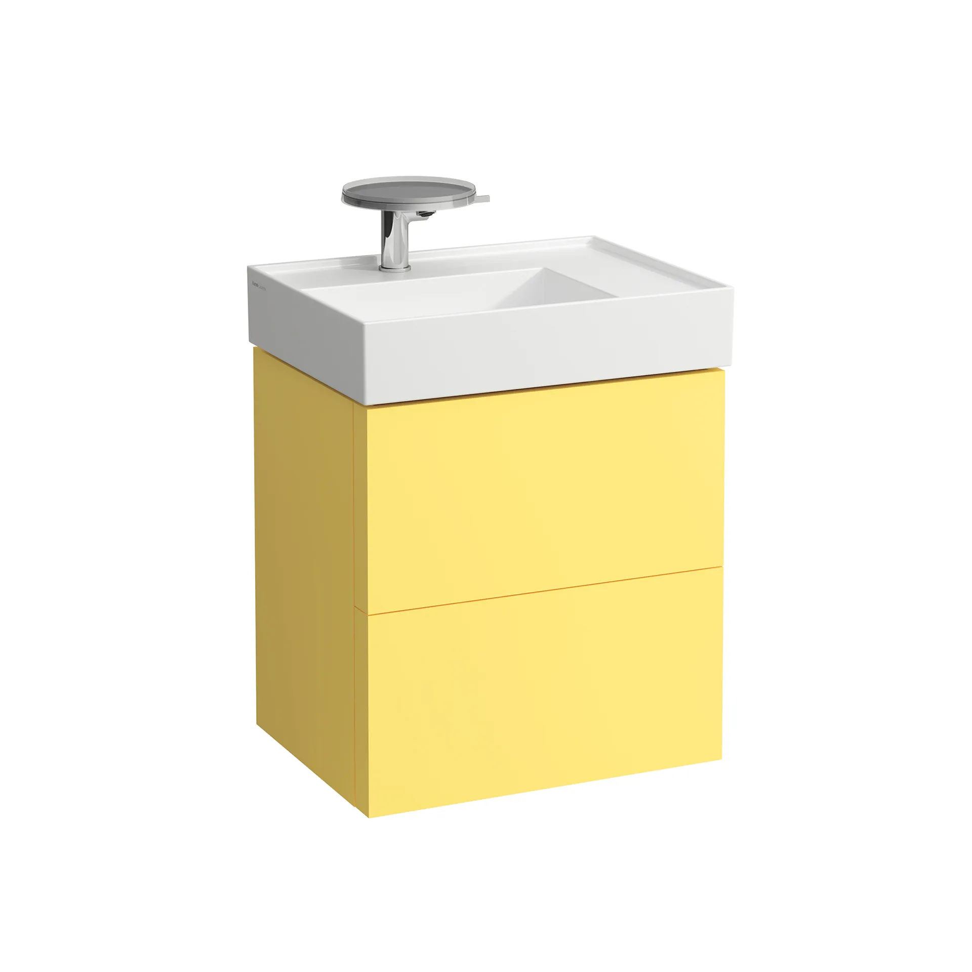 Laufen Waschtischunterbau „Kartell“ 450 × 600 × 580 mm Senfgelb Laufen Waschtischunterbau „Kartell“ 450 × 600 × 580 mm Senfgelb
