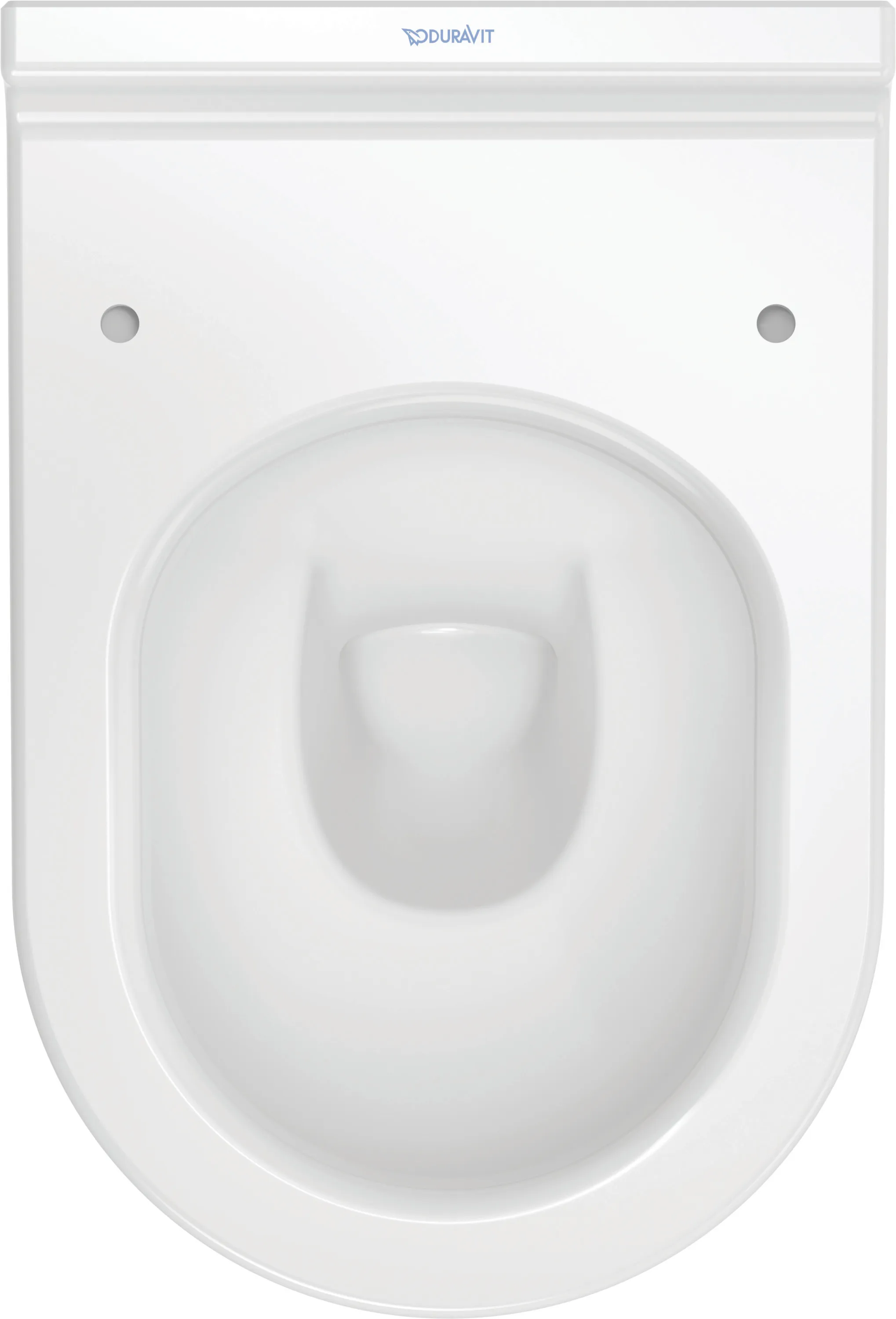 Duravit Wand-Tiefspül-WC inkl. WC-Sitz „Starck 3“ 37 × 54 × 40,5 cm, Befestigung sichtbar