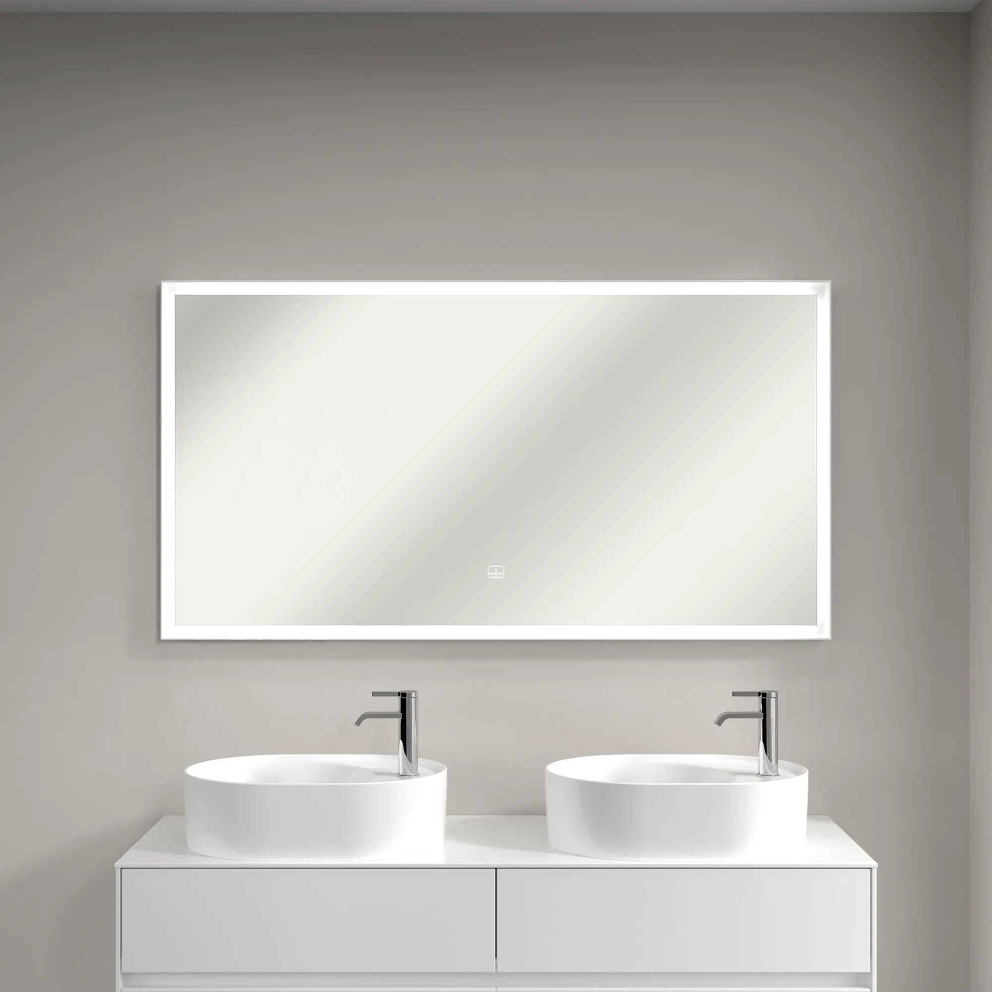 Villeroy & Boch Subway 3.0 Spiegel, 1400x750 mm, White Matt, mit LED-Beleuchtung, dimmbar, Smarthome-fähig Villeroy & Boch Subway 3.0 Spiegel, 1400x750 mm, White Matt, mit LED-Beleuchtung, dimmbar, Smarthome-fähig