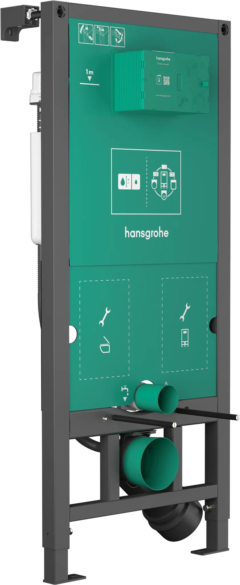 iFrame universal Unterputzspülkasten 1120 für Wand WC