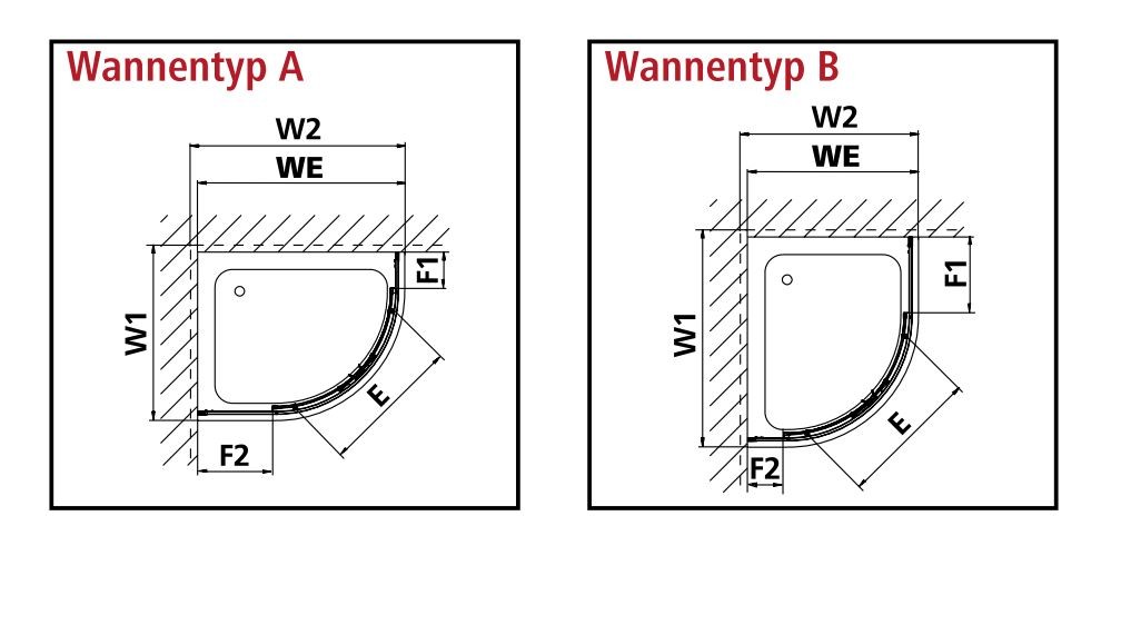Kermi Duschdesign Viertelkreis-Duschkabine mit Gleittüren für gleichschenklige Wannen „IBIZA 2000“ Profile Weiß (RAL 9016), Anschlag links und rechts BV: 975 - 1000 mm WE: 985 - 1010 mm H: 2000 mm Kermi Duschdesign Viertelkreis-Duschkabine mit Gleittüren für gleichschenklige Wannen „IBIZA 2000“ Profile Weiß (RAL 9016), Anschlag links und rechts BV: 975 - 1000 mm WE: 985 - 1010 mm H: 2000 mm