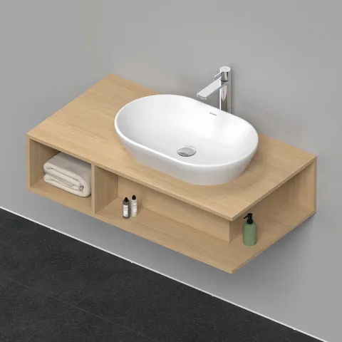 Duravit Waschtischunterschrank wandhängend „D-Neo“ 100 × 26 × 55 cm Eiche Natur Duravit Waschtischunterschrank wandhängend „D-Neo“ 100 × 26 × 55 cm Eiche Natur
