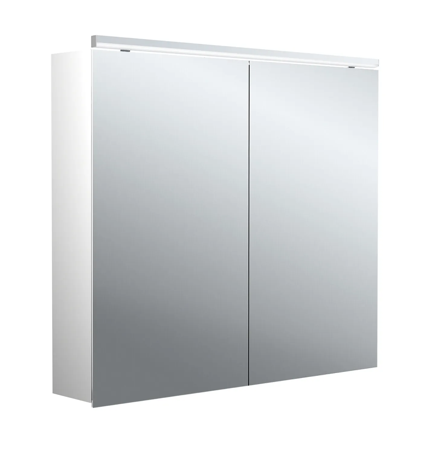 Lichtspiegelschrank pure II Classicleuchte, Aufputz, mit Waschtischbeleuchtung, 2 Tür, 800mm Lichtspiegelschrank pure II Classicleuchte, Aufputz, mit Waschtischbeleuchtung, 2 Tür, 800mm