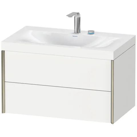 Duravit Waschtischunterschrank wandhängend „XViu“ 80 × 50,3 × 48 cm in Weiß Matt