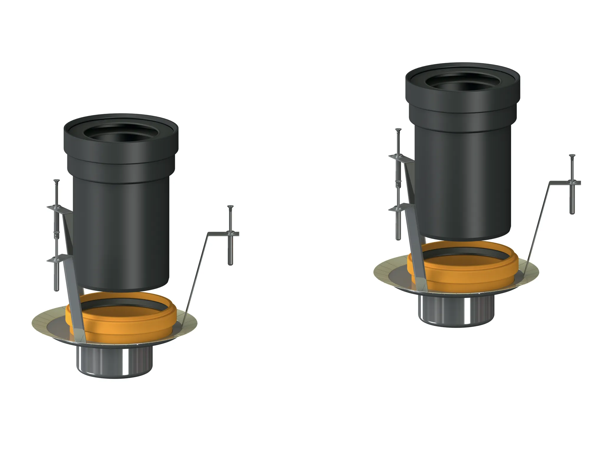 Brandschutz-Rohbauelement 11 Duo, DN 50