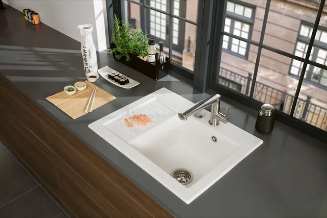 Villeroy & Boch Subway 45 Compact Einbauspüle, 650 x 510 mm, Snow White CeramicPlus