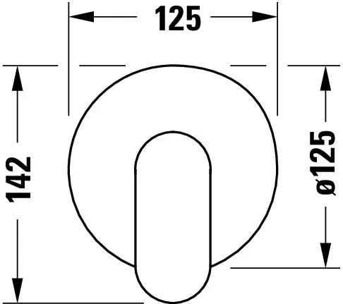 Duravit Einhand-Unterputz-Armatur „Wave“ in Chrom Duravit Einhand-Unterputz-Armatur „Wave“ in Chrom