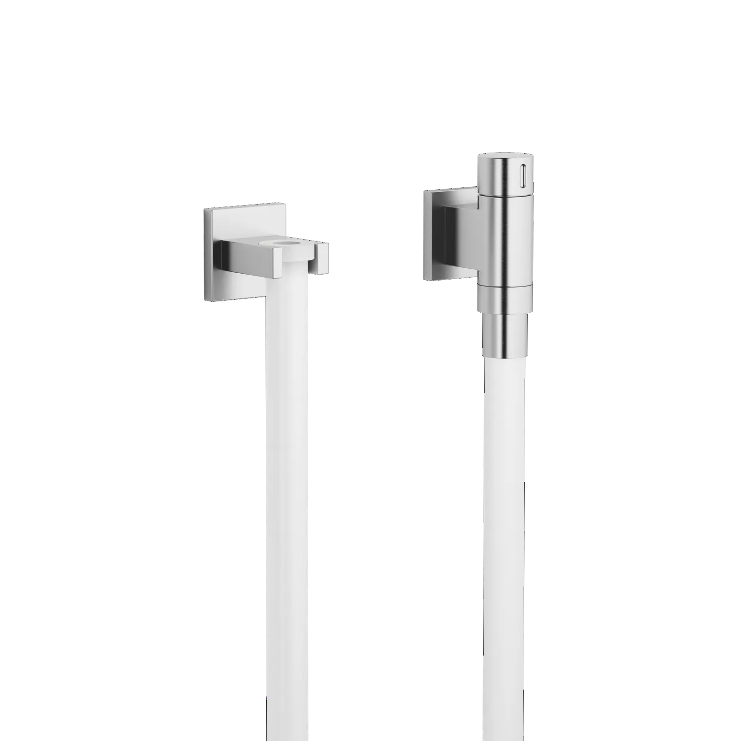 Dornbracht WATER TUBE Kneipp-Wandanschlussbogen mit Schlauchhalterung Chrom gebürstet Dornbracht WATER TUBE Kneipp-Wandanschlussbogen mit Schlauchhalterung Chrom gebürstet