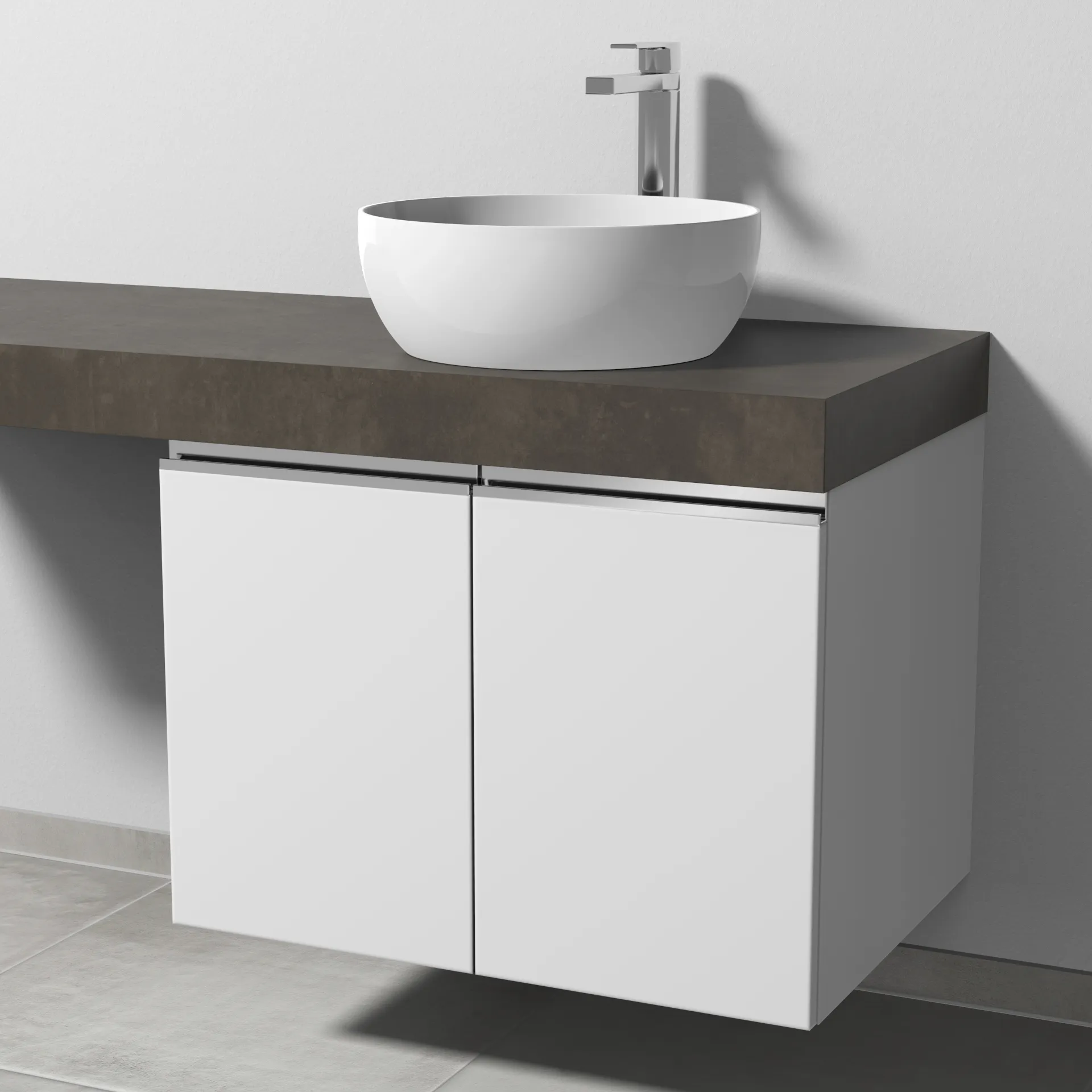 Sanipa Waschtischunterschrank „2morrow“ 700 × 510 × 520 mm in Weiß (matt)