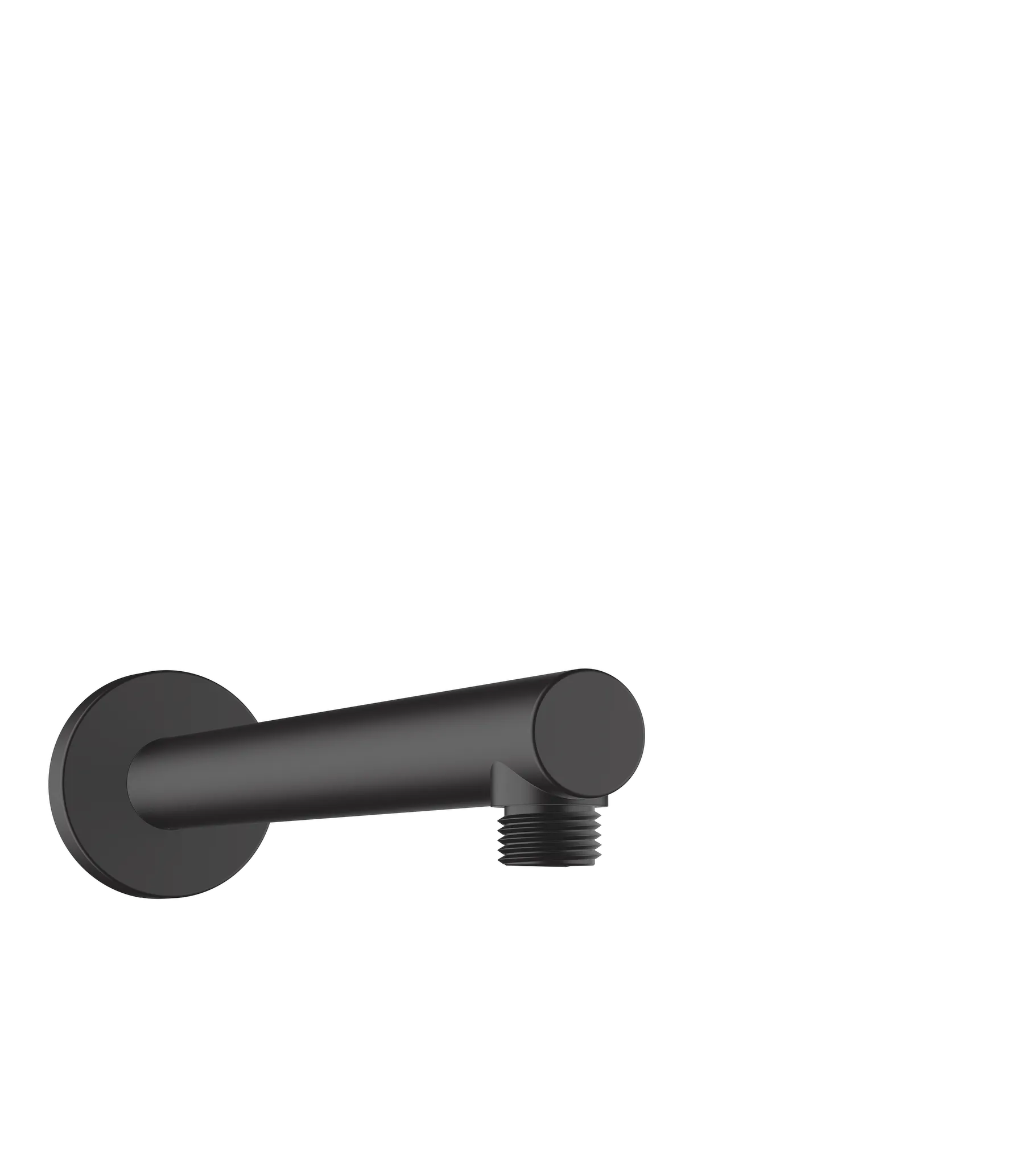 Hansgrohe Vernis Blend Brausearm mattschwarz, 240 mm Länge, 90° Winkel, Aufputzmontage