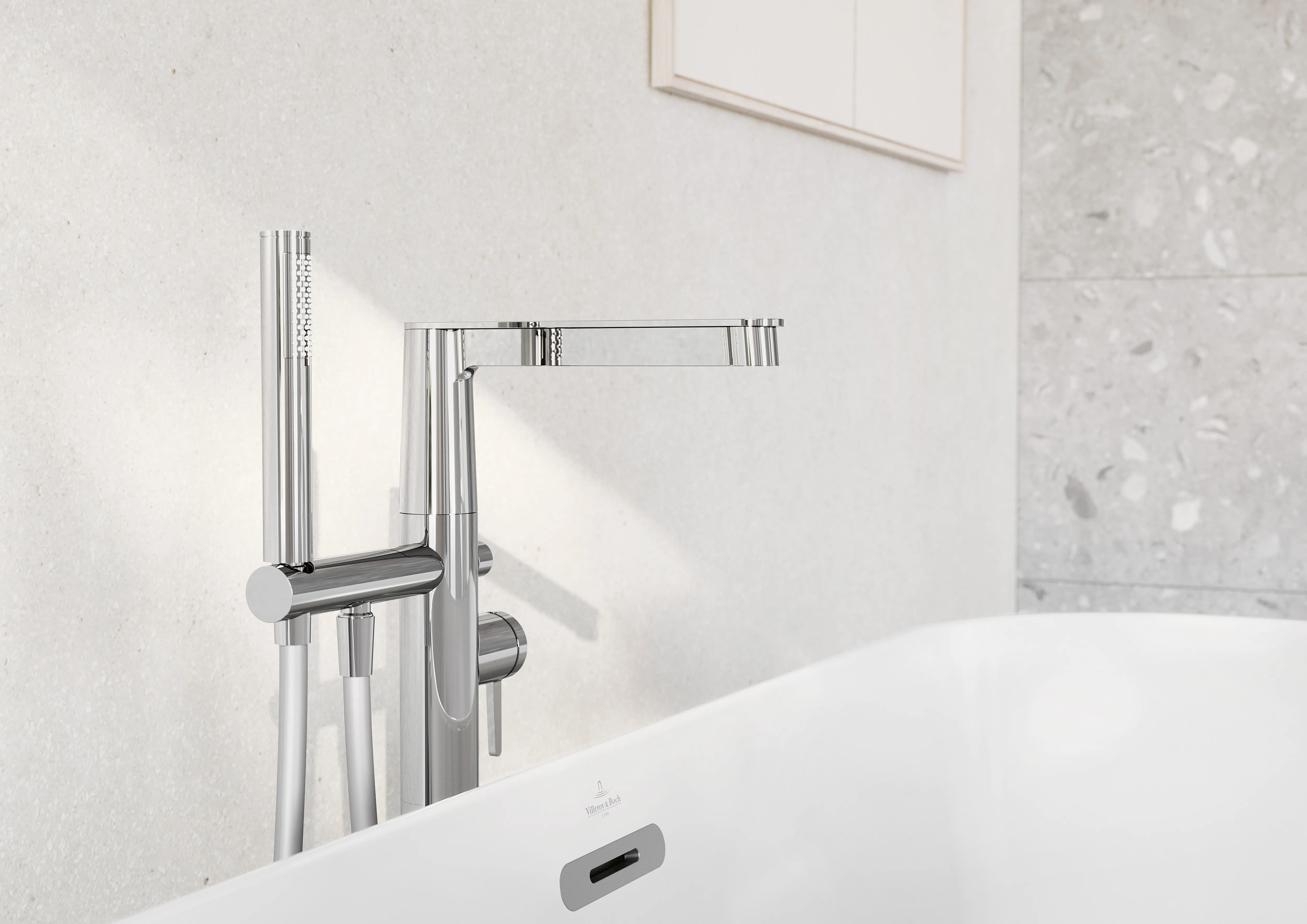 Einhand-Wannenarmatur „Conum“ Ausladung 217 mm in Chrom Einhand-Wannenarmatur „Conum“ Ausladung 217 mm in Chrom