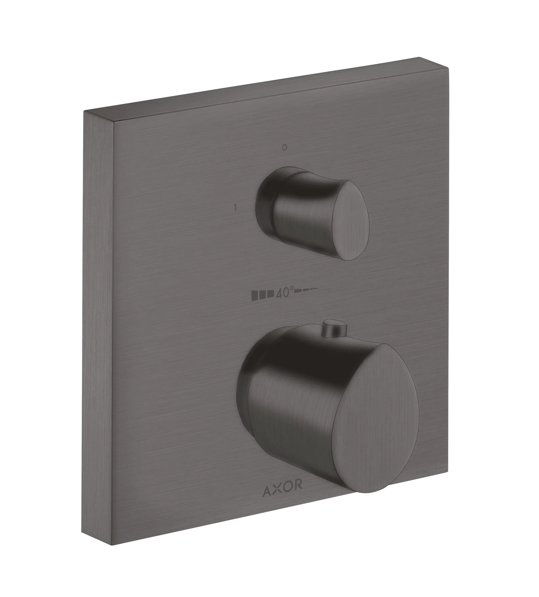 Hansgrohe AXOR Starck Organic Thermostat Unterputz mit Absperrventil, Brushed Black Chrome Hansgrohe AXOR Starck Organic Thermostat Unterputz mit Absperrventil, Brushed Black Chrome