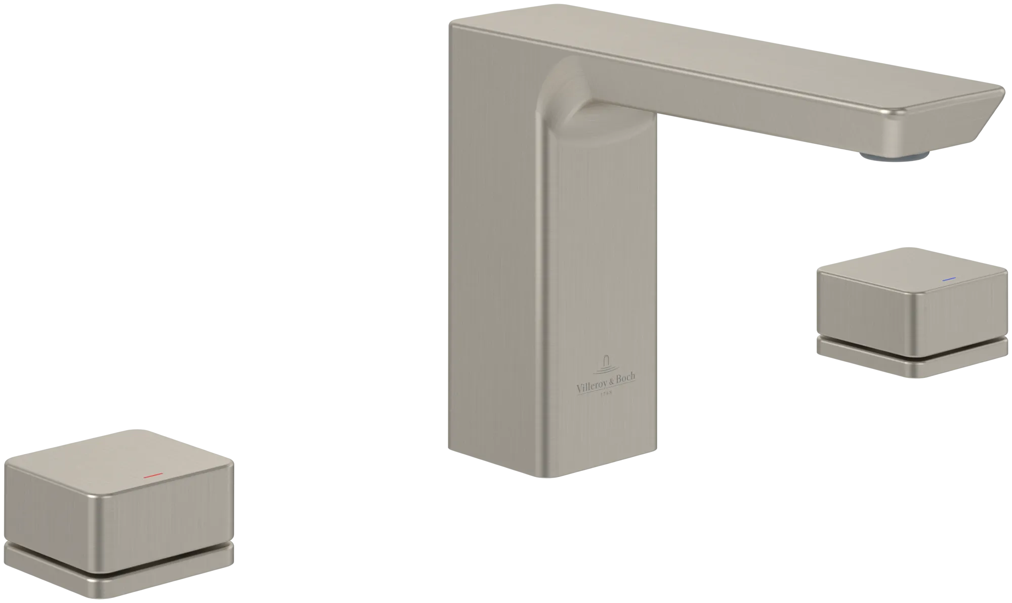 Einhand-Waschtischarmatur „Subway 3.0“ 17,8 cm Ausladung 134 mm in Brushed Nickel Matt Einhand-Waschtischarmatur „Subway 3.0“ 17,8 cm Ausladung 134 mm in Brushed Nickel Matt